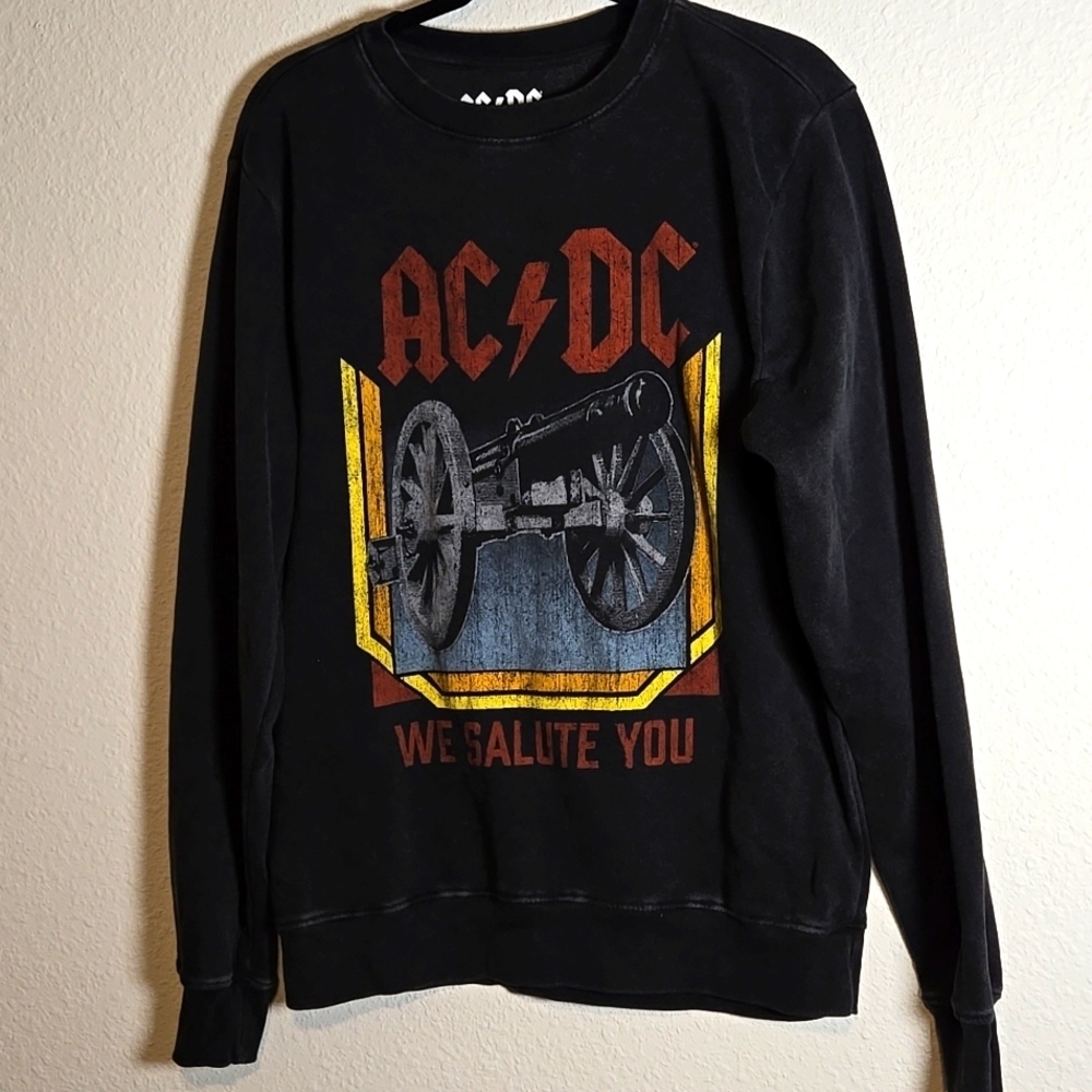 AC/DC Grungecore Thrashed sweatshirt Soft Gothic
